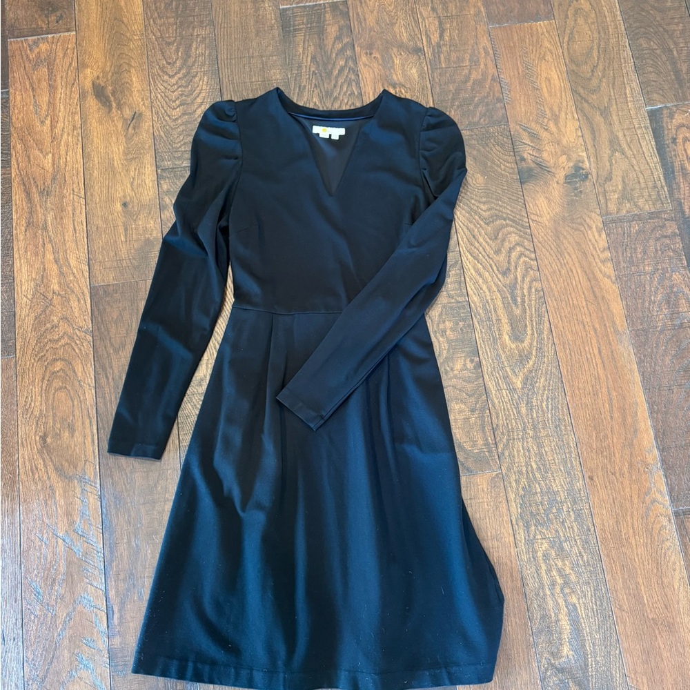 Boden Black Midi Dress